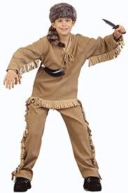 Daniel Boone KIDS Costume MEDIUM (DL)