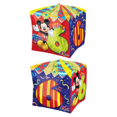 CUBEZ Balloon Bubbles - MICKEY MOUSE 6TH BIRTHDAY