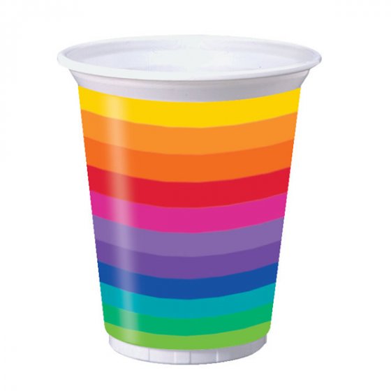 Plastic Cups - RAINBOW