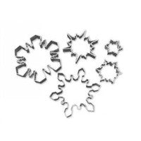 SNOWFLAKE cutters - Set of 5 (Tin)