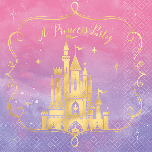 Lunch Napkins - A PRINCESS PARTY (DISNEY)