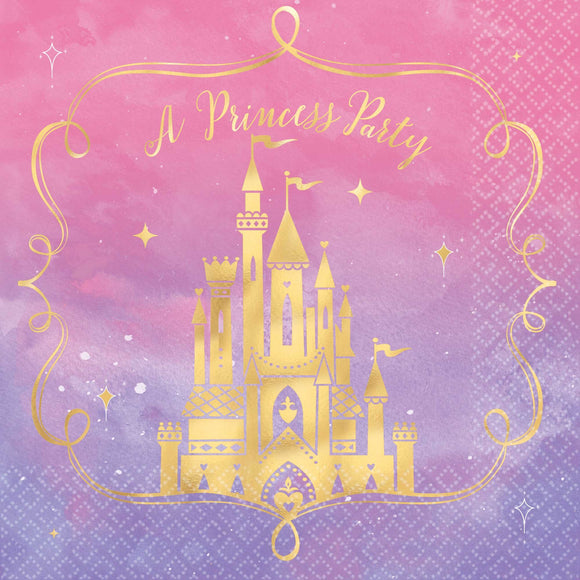 Lunch Napkins - A PRINCESS PARTY (DISNEY)