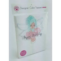 Acrylic Cake Topper - HAPPY  BIRTHDAY FAIRY