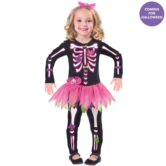 FANCY BONES SKELETON - KIDS Costume