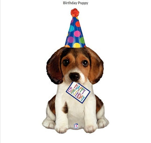 SuperShape Foil - PUPPY DOG "Happy Birthday"