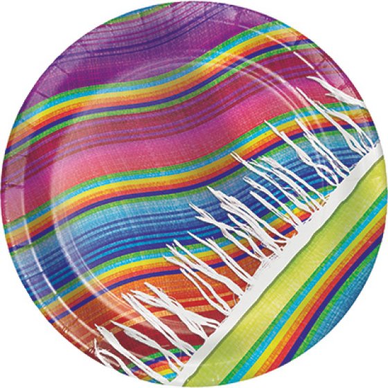 Party Paper Plates 23cm - FIESTA