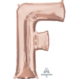 SuperShape Letter ROSE GOLD "F"