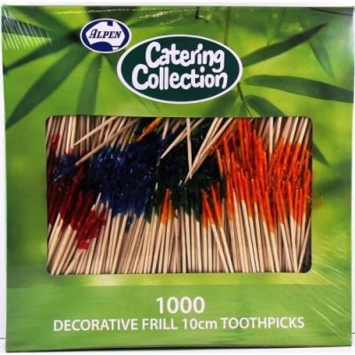 Decorative Frill Toothpicks 1000 x 10cm