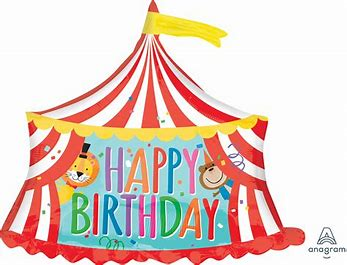 SuperShape Foil - CARNIVAL CIRCUS TENT