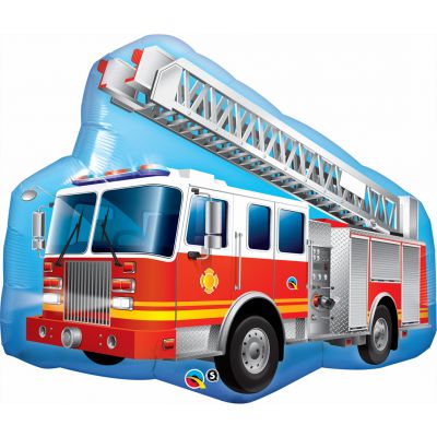 SuperShape Foil - FIRE TRUCK