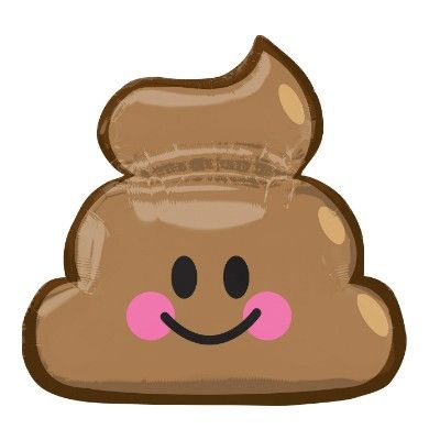 SuperShape Foil - EMOJI POOP