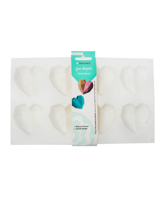 GEO HEARTS SILICON MOULD