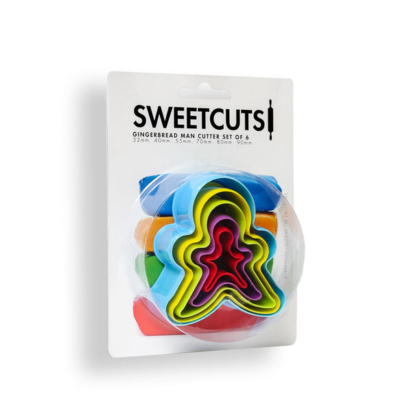 SWEETCUTS Cookie Cutter Set of 5 - GINGERBREAD MAN