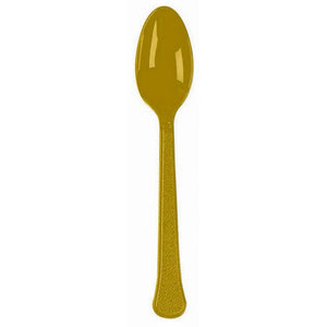REUSABLE SPOONS - GOLD (20)