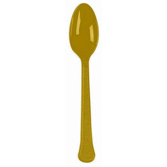 REUSABLE SPOONS - GOLD (20)