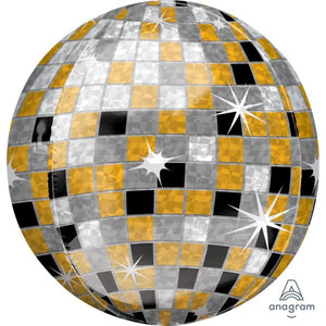 ORBZ Balloon Bubbles - DISCO BALL GOLD&BLACK