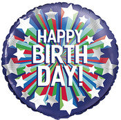 45cm Foil Balloon - HAPPY BIRTHDAY