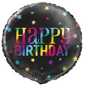 45cm Foil Balloon - HAPPY BIRTHDAY