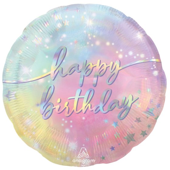 45cm Foil Balloon - HAPPY BIRTHDAY PASTEL