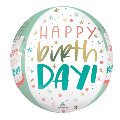 ORBZ Balloon Bubbles - HAPPY BIRTH DAY