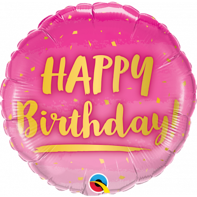 45cm Foil Balloon - HAPPY BIRTHDAY
