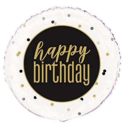 45cm Foil Balloon - HAPPY BIRTHDAY