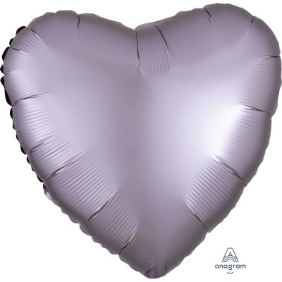 45cm Foil Balloon - HEART - LUXE GREIGE