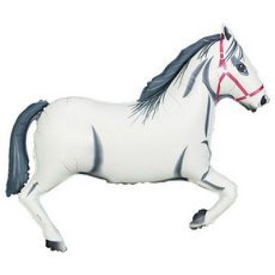 SuperShape Foil - HORSE WHITE