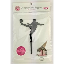 Acrylic Cake Topper - FOOTBALL SILHOUETTE