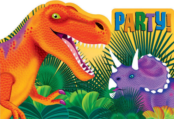 Party Invitations - DINO BLAST