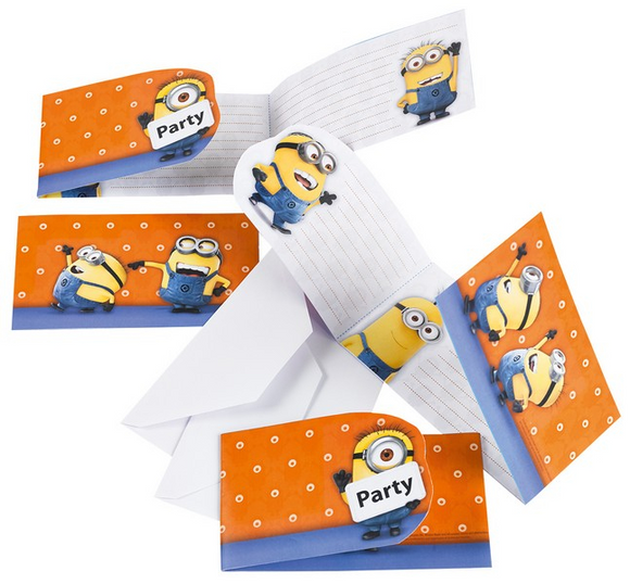 Party Invitations - MINIONS