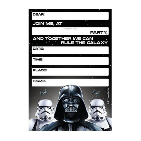 Party Invitations - STAR WARS