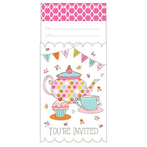 Party Invitations - TEA TIME