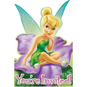 Party Invitations - FAIRY PRINCESSES - TINKERBELLE