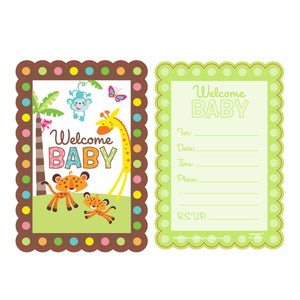 Party Invitations - WELCOME BABY