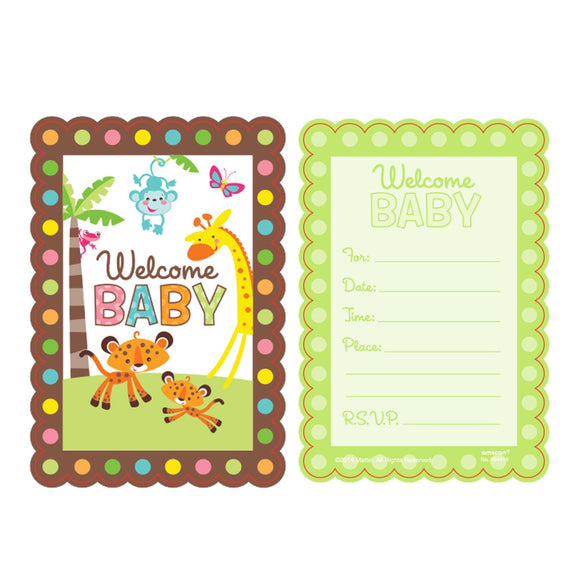 Party Invitations - WELCOME BABY