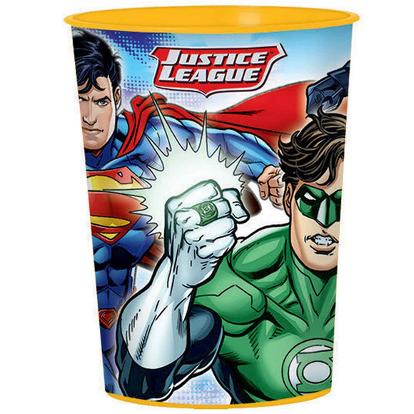 Plastic Favour Cups - JUSTICE LEAGUE