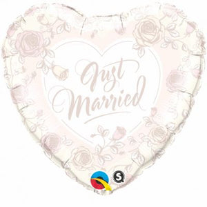 45cm Foil Balloon - Just Married