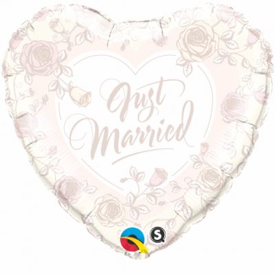 45cm Foil Balloon - Just Married