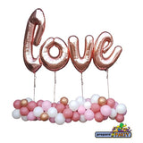 JUMBO "LOVE" BALLOON KIT ROSE GOLD