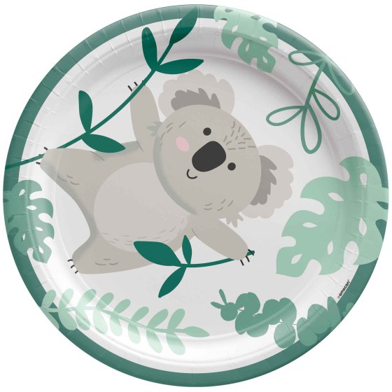 Party Paper Plates 17cm - KOALA