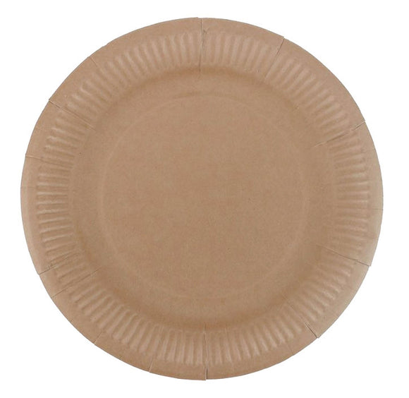 KRAFT - Paper Plates 23cm