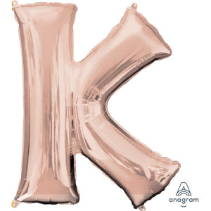 SuperShape Letter ROSE GOLD "K"