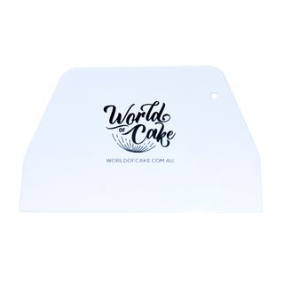 WORLD OF CAKE ICING SCRAPER - LARGE