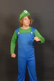 PLUMBER BOY (LUIGI) KIDS Costume