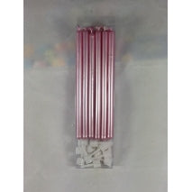Long Birthday Candle - PEARL PINK