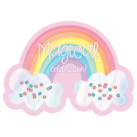 Party Invitations - MAGICAL RAINBOW