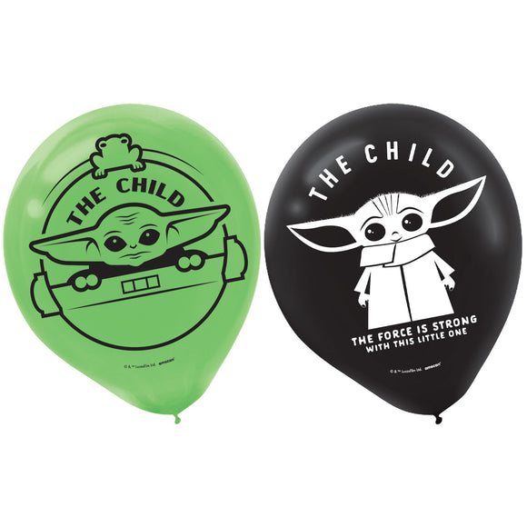 STAR WARS MANDALORIAN latex Balloons 6Pk