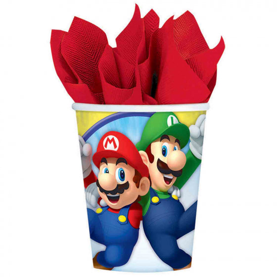 Party Paper Cups - SUPER MARIO