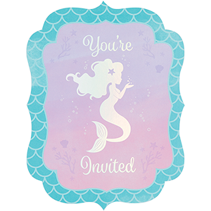 Party Invitations - MERMAID